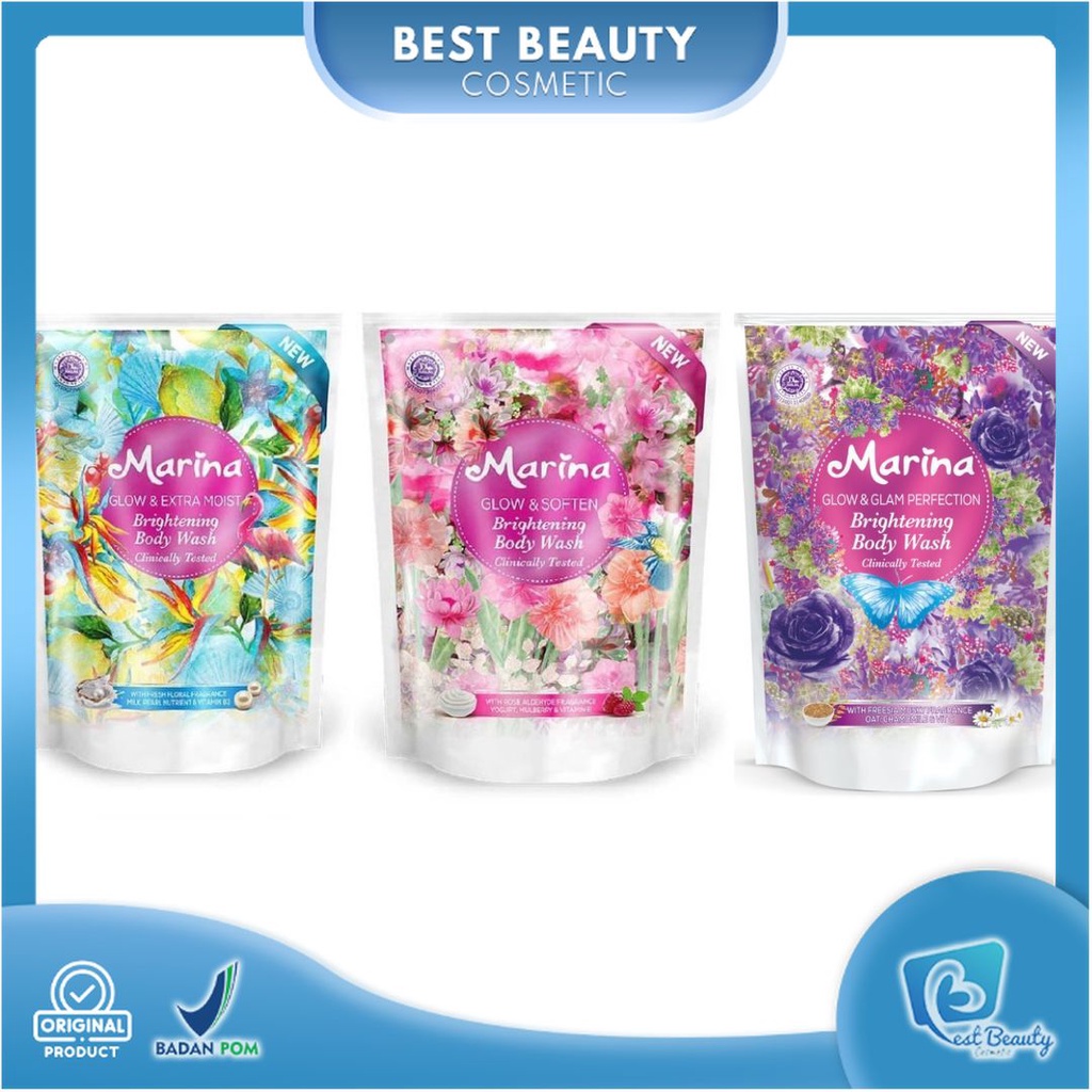 ★ BB ★  Marina Brightening Body Wash Refill - 430 ml