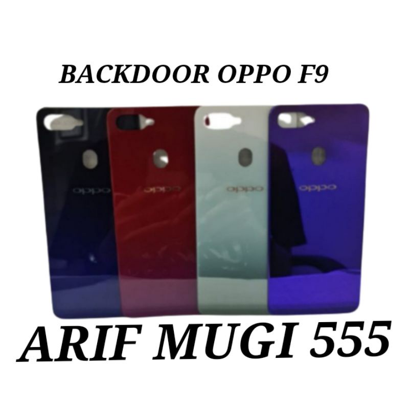 Backdoor Backcover Kesing Tutup Belakang Baterai Oppo F9 Original