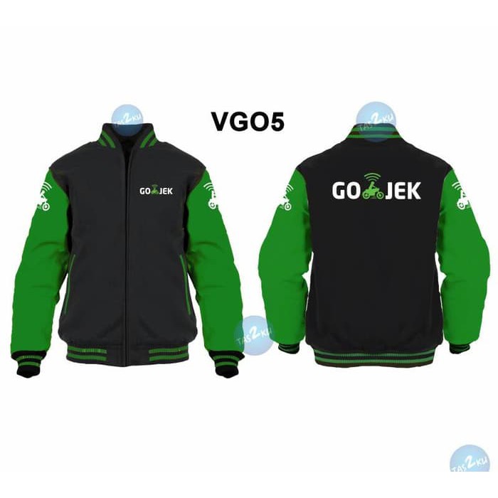 ^^HARGA BERSAIN ** Jaket Seragam Gojek model Sweater Zipper VGO5 /MURAH/BAGUS/PROMO
