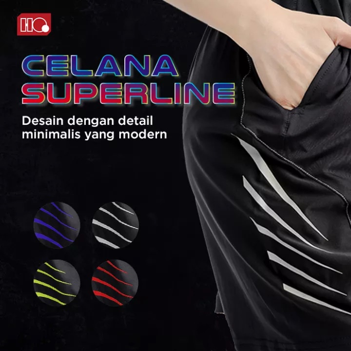 Hi-Qua Super Line Hiqua Celana Olahraga Badminton / Superline Hi Qua