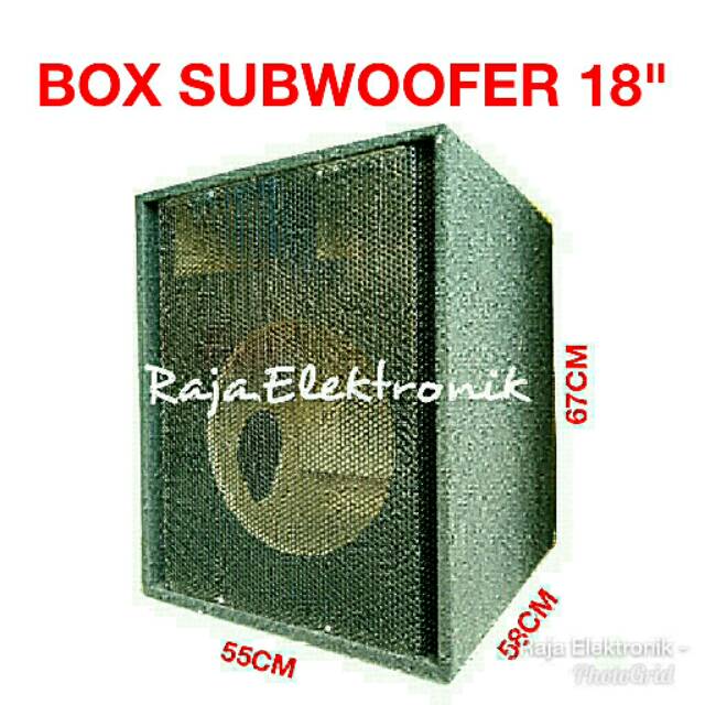 box subwoofer 18