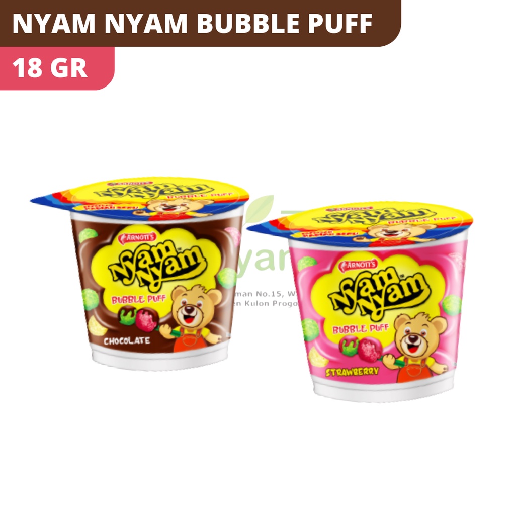 

NYAM NYAM BUBBLE PUFF 18GR