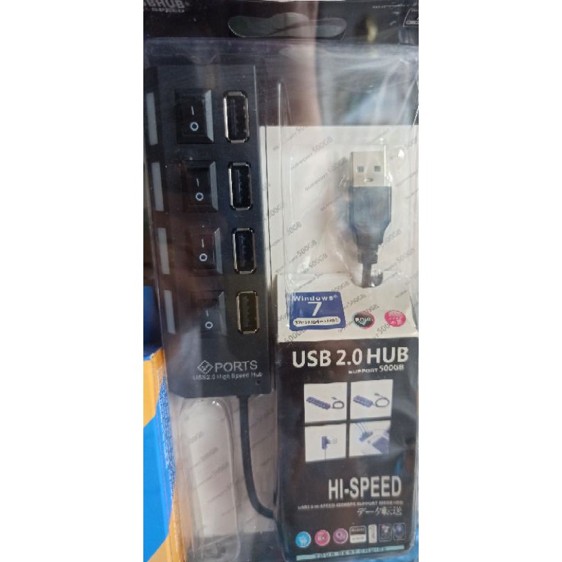 usb hub 4 port usb bisa on off