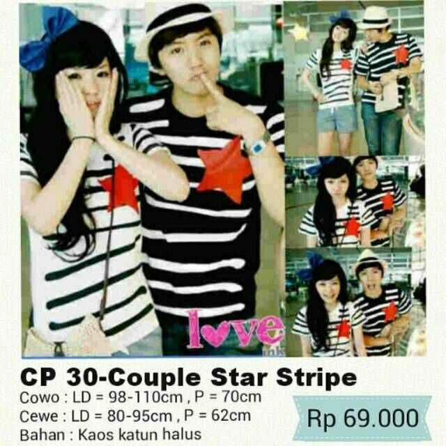 COUPLE STAR STRIPE