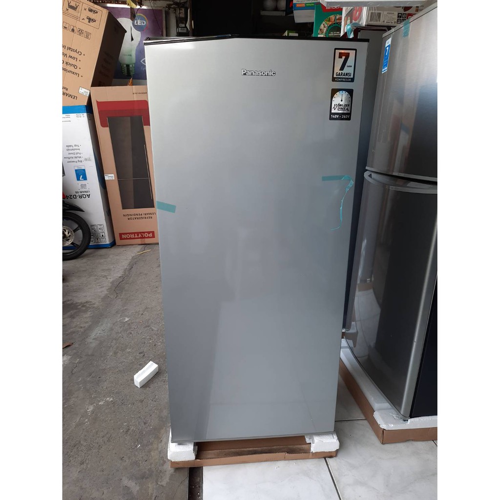 Panasonic Kulkas 1 Pintu 164 liter NR-AF191S Tempered Glass GARANSI