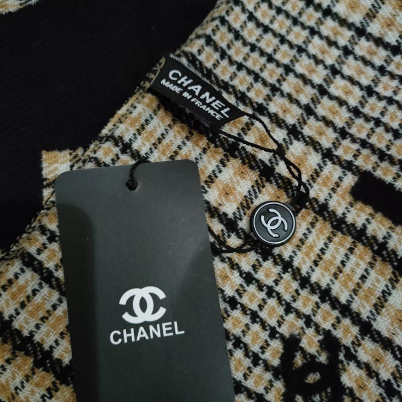 Cod Syal &amp; selendang C Hanel Bolak Balik Winter Scarf Cashmere Premium