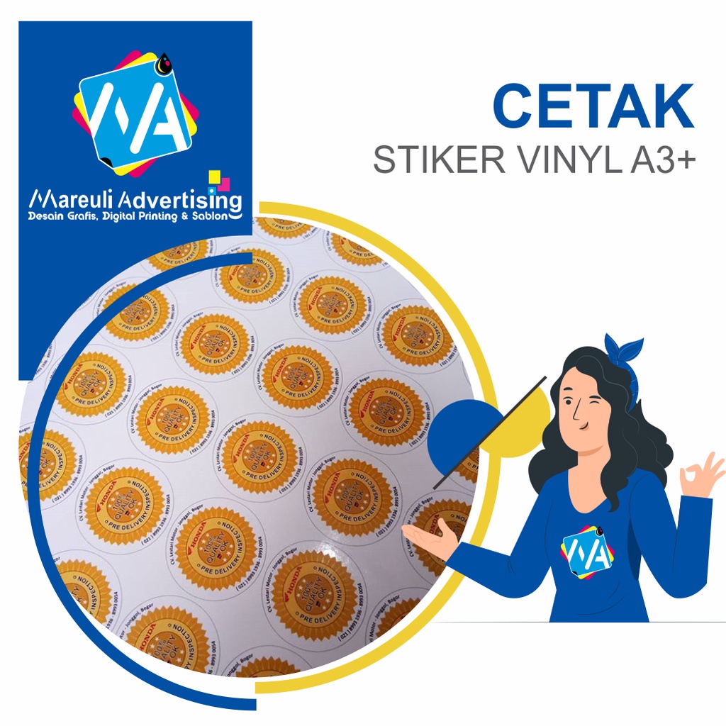 

Cetak Stiker Label Vinyl