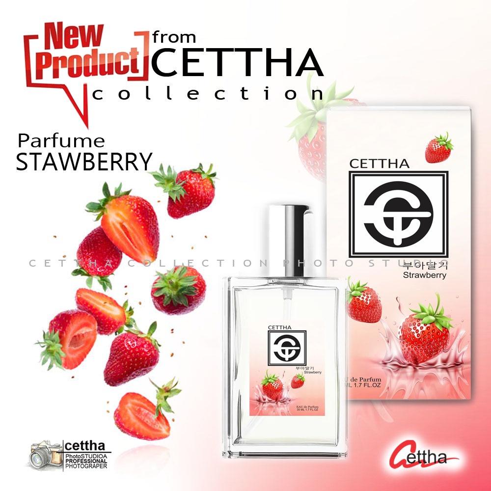 PARFUM Wanita Aroma Buah TERBAIK dari -CETTHA- ORIGINAL NON ALKOHOL Wangi Soft (LEMBUT) Dengan wangi