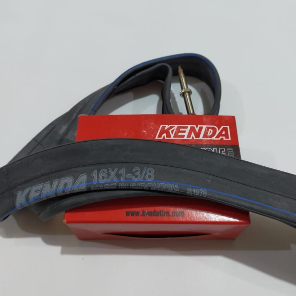 Kenda Ban dalam 16 x 1 3/8 pentil presta FV 48mm sepeda lipat pelek 16+