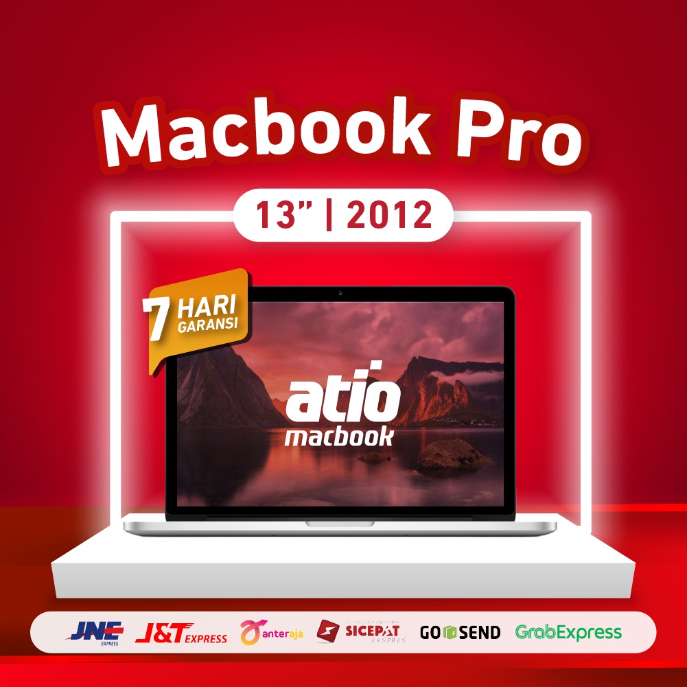 Macbook pro 2012 ram 4 gb hdd 500 core i5 / i7 second