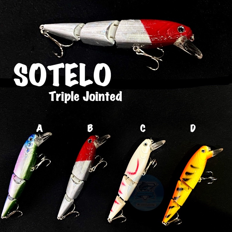 Umpan Minnow Sotelo Patah Patah / Triple Jointed