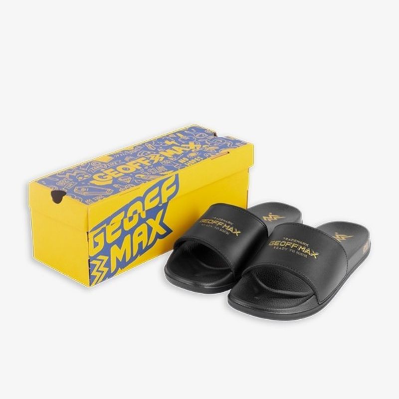Geoff Max Sandal / Slipper Trad black