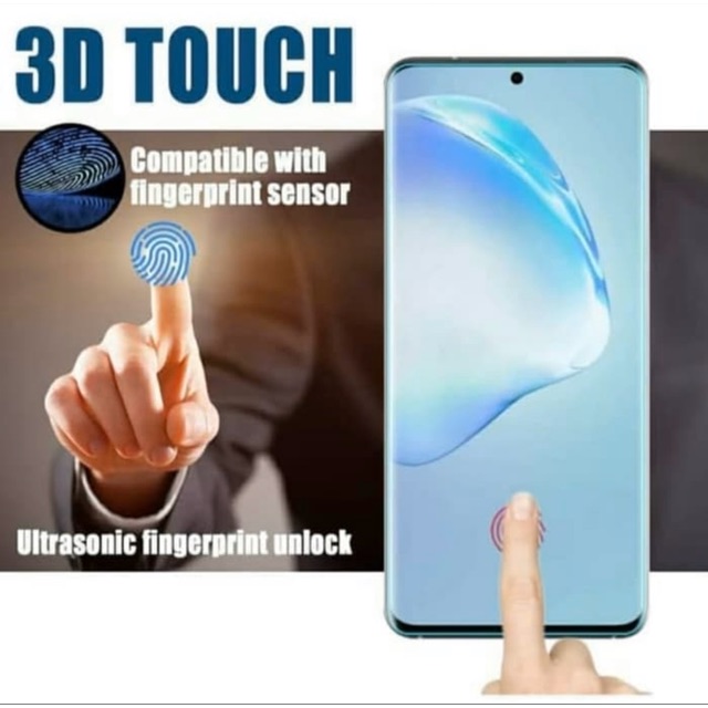 TEMPERED GLASS SAMSUNG S20 PLUS - TEMPERED GLASS UV NANO LIQUID SAMSUNG S20 PLUS