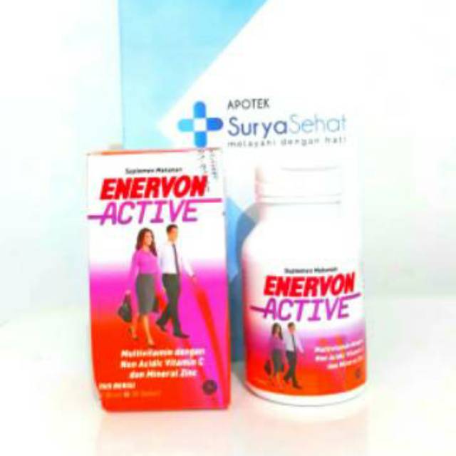 Enervon Active Botol isi 30 tablet