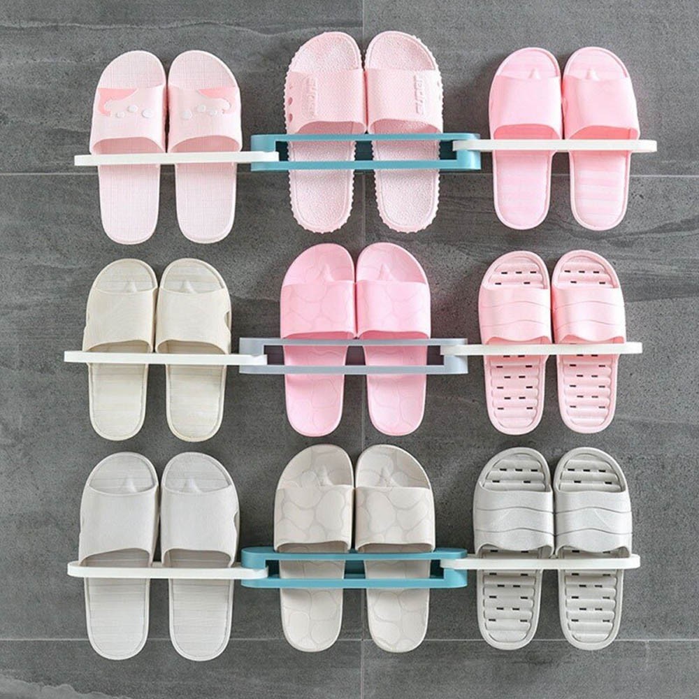 Rak Sendal Minimalis - Gantungan Tempat Sendal Rotary Slipper Rack