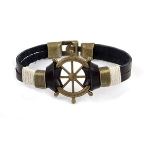 Gelang kulit impor pirate Steer