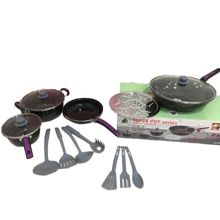 COOKWARE  SET 15PCS POT SERIES