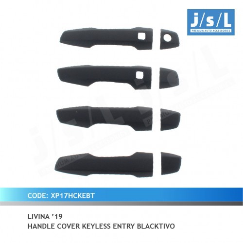 Cover Handle All New Livina 2019  Hitam Dop Smart Key Black Doff