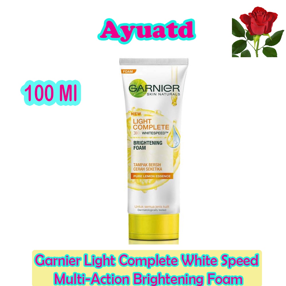 Garnier Light Complete White Speed Multi-Action Brightening Foam 100Ml