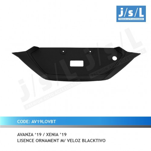 License Ornament New Avanza Xenia Veloz 2019 Model ORI