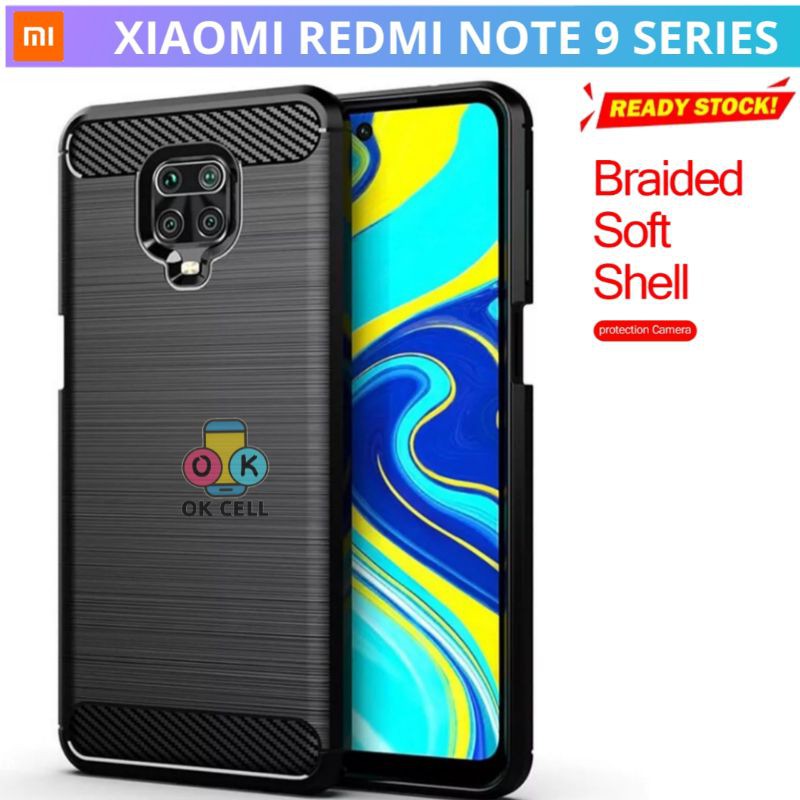 Soft Case Carbon Xiaomi Redmi Note 9 Pro - Soft Case Karbon Redmi Note 9Pro Silikon Tpu Premium