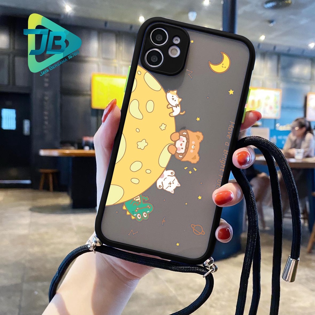 SOFTCASE SLINGCASE DOVE RORO JUMPS OPPO VIVO SAMSUNG XIAOMI REALME IPHONE ALL TYPE JB5083