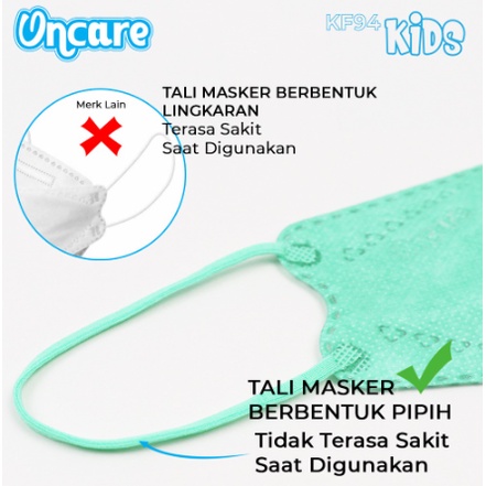 MASKER ANAK KF94 ONCARE WARNA 4PLY ISI 10PCS EMBOS