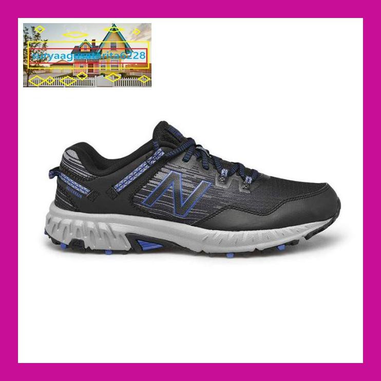 E5Wf57R- New Balance 410 V6 Mens Trail Running - Black/Blue - 41.5 Tr7Rhf6-