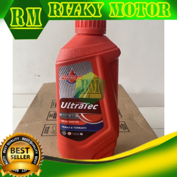 9 DUS ULTRATEC 1L ISI 24 FEDERAL OIL OLI MOTOR 20W 50 API SJ JASO MA Sale RM1333