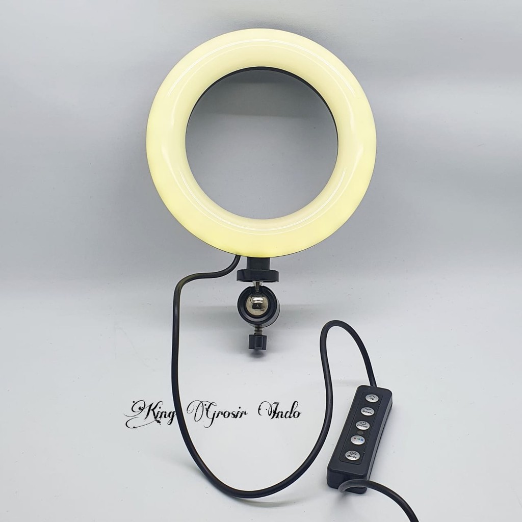 Soft Ring Light / RGB LED MJ16 Lampu Selfie Studio Photo ( 6 Inch / 16 cm )