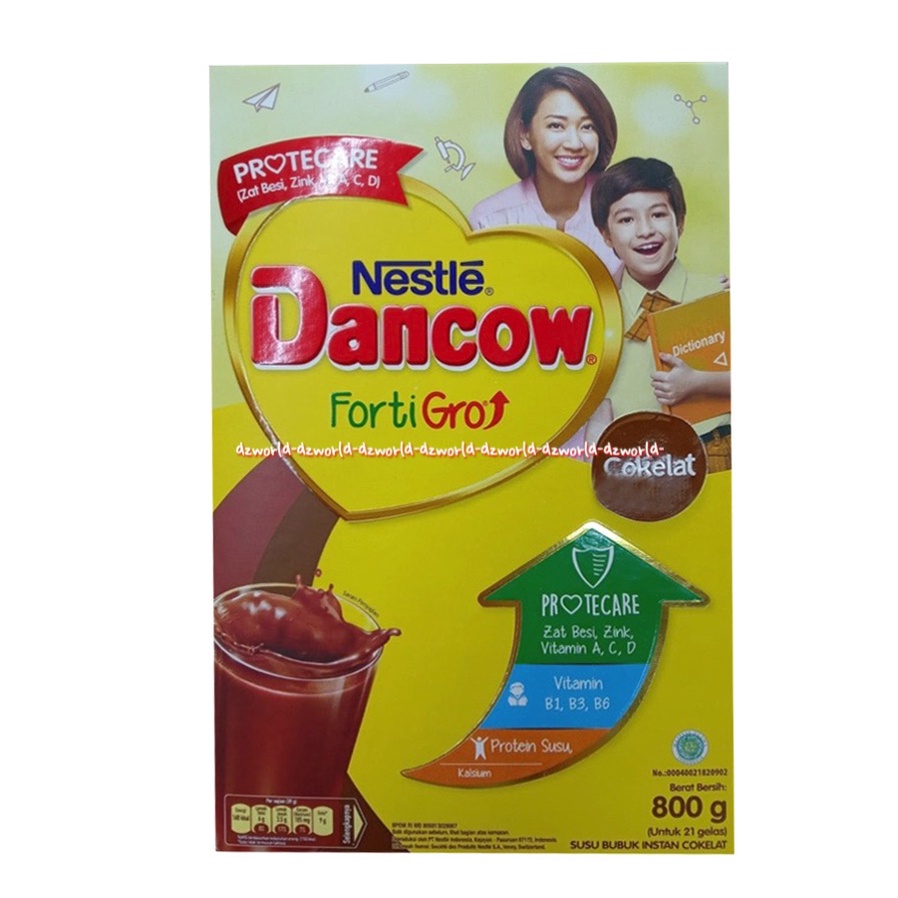 Dancow Fortigro 800gr Full Cream Instant Cokelat Susu Putih Coklat Instant Nestle Fortigo Susu Bubuk Dancow Kemasan Dus