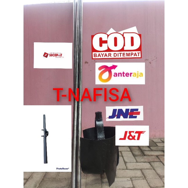 paket alat bor manual 10" panjang pipa 6 meter