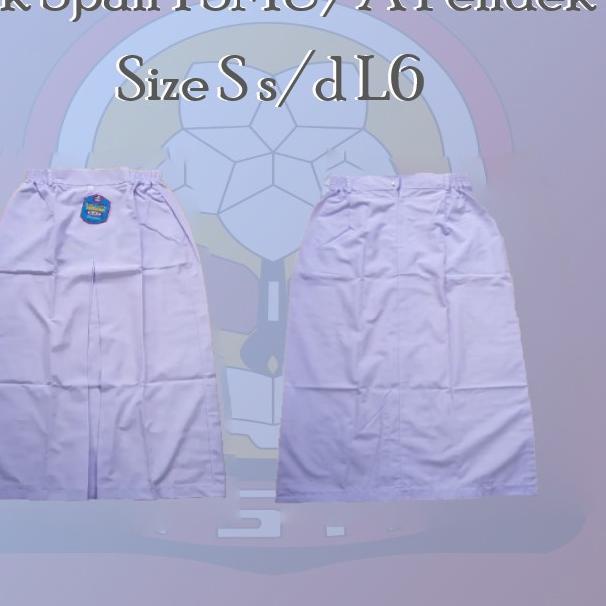 Terbaik, Rok Span Pendek Putih SMA SMU / Rok Paskibra SMA Rempel 1 / Rok Bawahan Seragam Pendek SMA