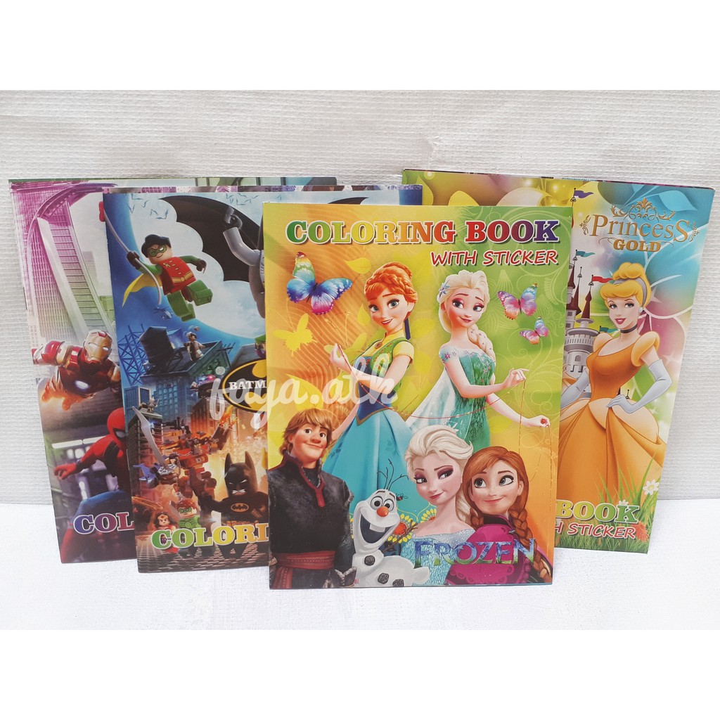 

Buku Mewarnai A5 Bonus Stiker