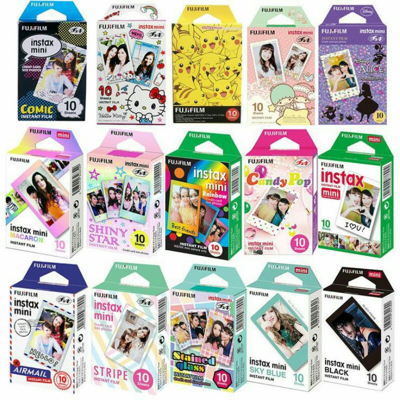 Jual refill instax mini single/ instax paper 20/instax film paper