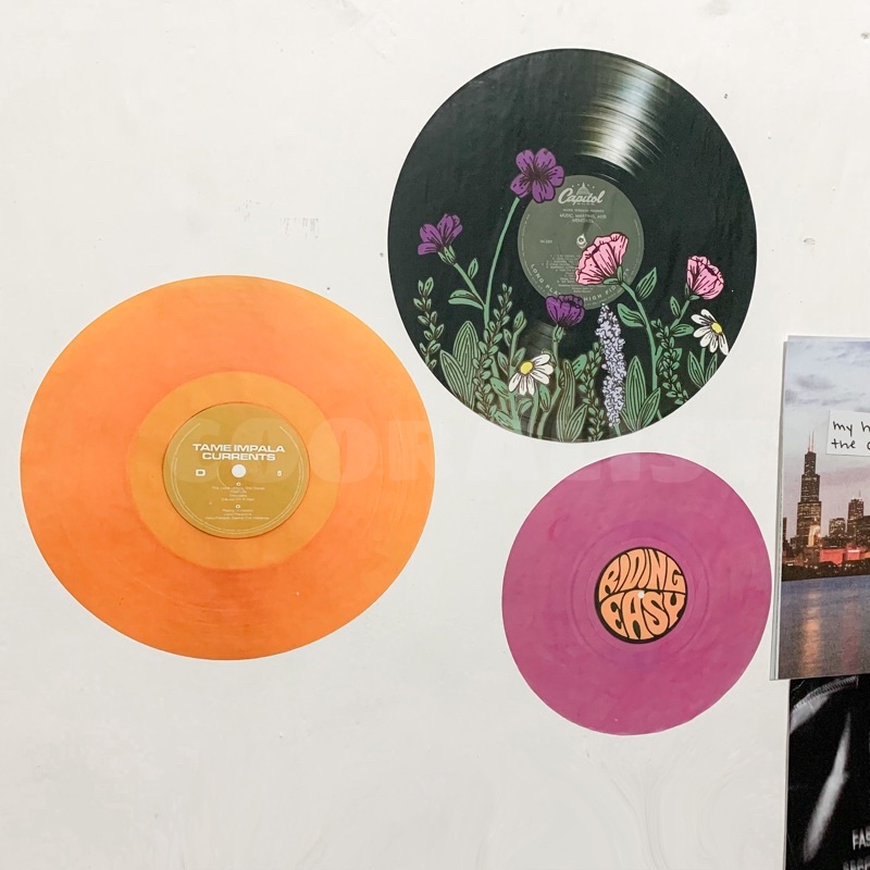 [ sticker ] vinyl record aesthetic