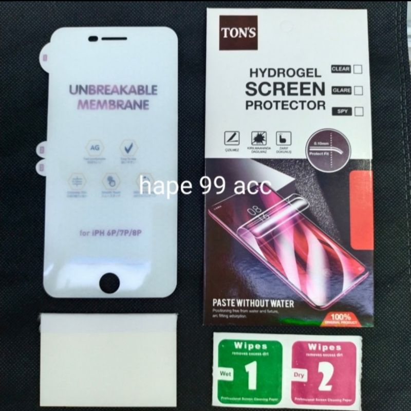 Iphone 7 Plus 8 Plus anti gores hydrogel matte screen protector