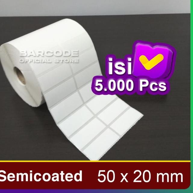 

♪ LABEL BARE 50 X 20 (2 LINE) KERTAS STICKER LABEL SEMICOATED KK ➼