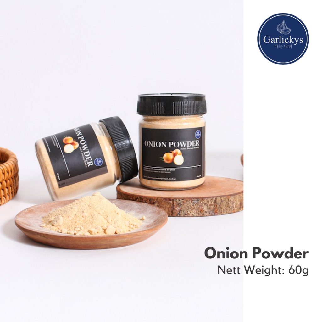 GARLICKYS Bumbu Dapur Onion Powder Bawang Putih Bombay Merah Jahe Kunyit Pala Ngohiong Kare Garlic Shallot Premium Quality
