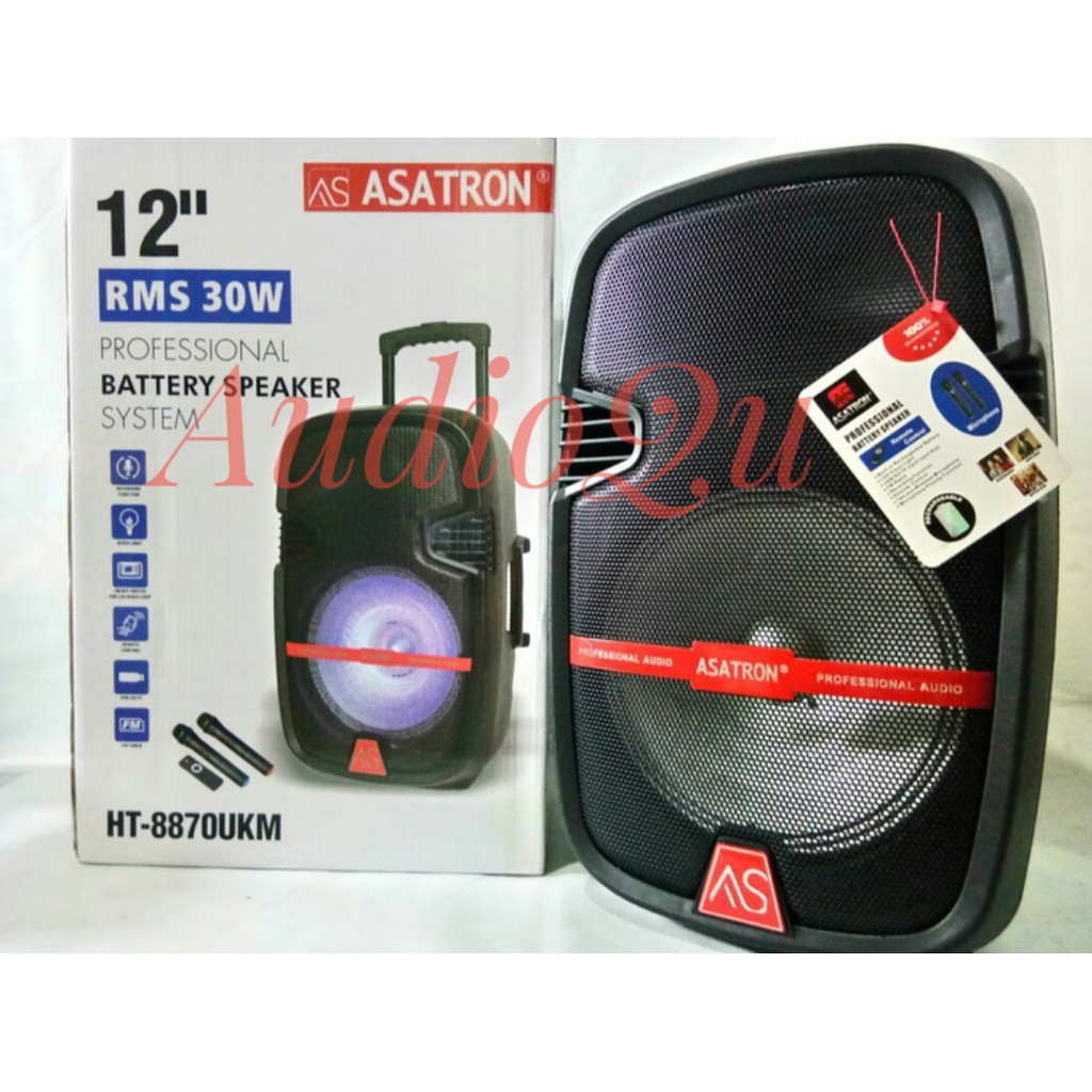 Speaker Portable Meeting Asatron HT 8870 UKM/ HT 8870UKM 12 inch