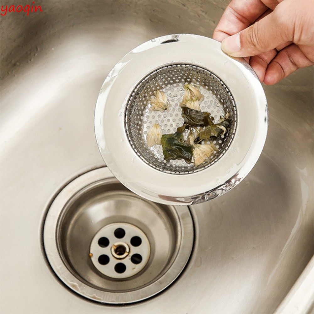 Stainless Steel Sink Strainer Shower Floor Drain Bathroom Plug Trap Hair Catcher Kitchen Sink Filter Shopee Indonesia