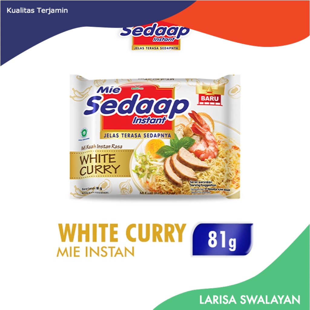 

SEDAAP Mie Instan White Curry Bag 81 gram