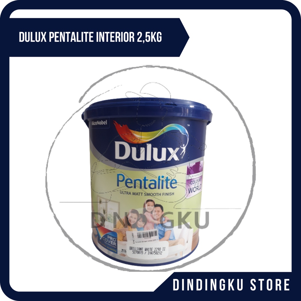 Dulux Pentalite Cat Tembok Interior 2,5L