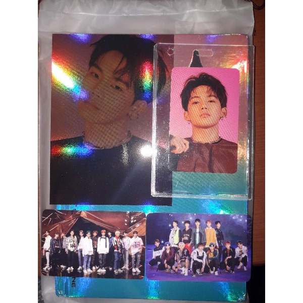 album treasure chapter 1 black + pc photocard hyunsuk & group ktown (read desc)