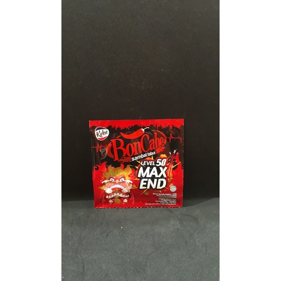 

BONCABE SAMBAL TABUR LEVEL 50 MAX END 2.5gx6 SACHET