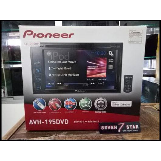 Pioneer Avh 195 Dvd / Tv Double Din / Sale 