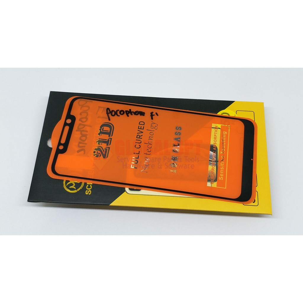 ANTIGORES KACA FULL WARNA XIAOMI POCOPHONE F1 / AG TG / ANTI GORES