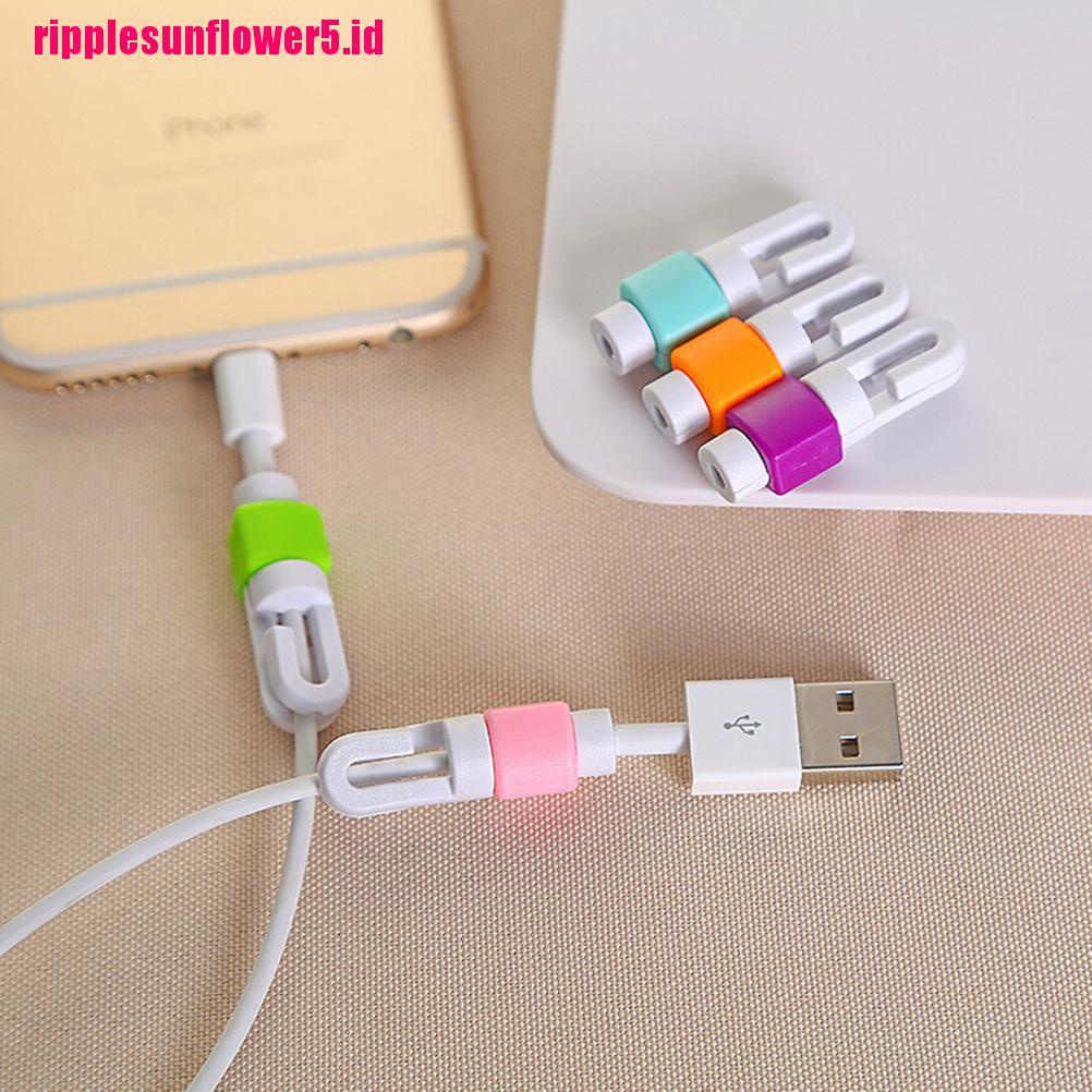 2pcs Pelindung Kabel Data / Charger / Earphone Anti Putus
