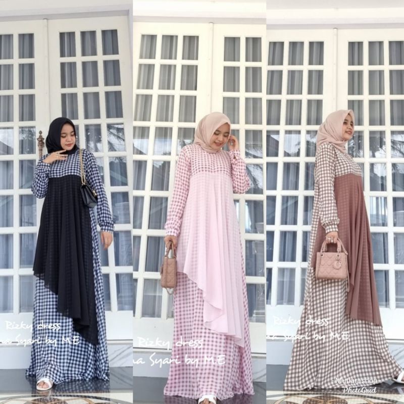 Rizky dress ORI Monasyari by M.e