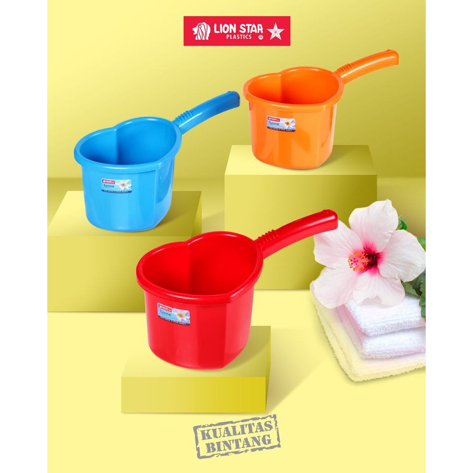 Gayung Hati Hw 1 Lion Star Gayung Hati Plastik Gayung Mandi